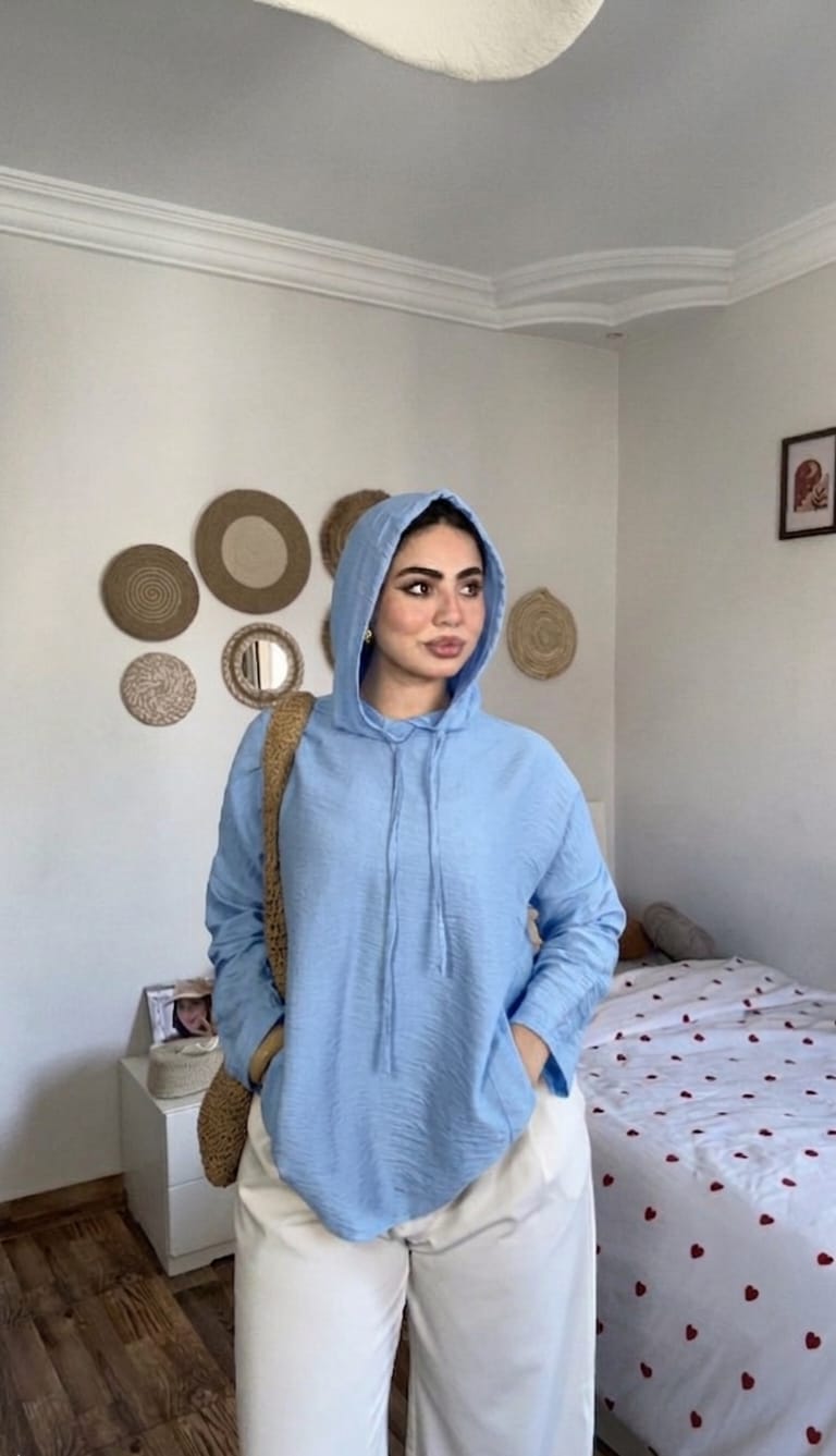 MESK Premium Spanish Linen Summer Hoodie