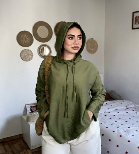 MESK Premium Spanish Linen Summer Hoodie