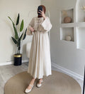 MESK Spanish Linen 2-Piece Set: Wrap-Tie Crop Top & Flowy Skirt Collection